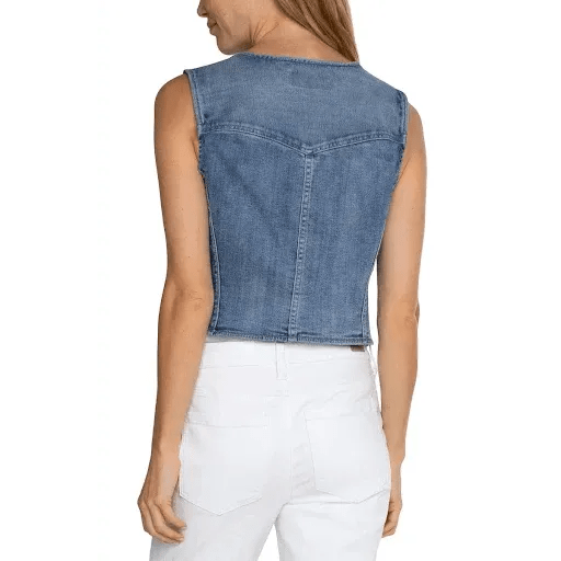 REBEL Fitted Denim Vest by HIDDEN JEANS - Heritage - Boutique.com