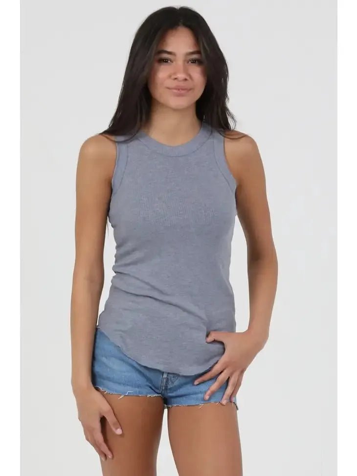 Rib Knit Tank - Heritage - Boutique.com