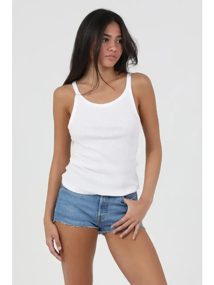 Rib Knit Tank Top - Heritage-Boutique.com