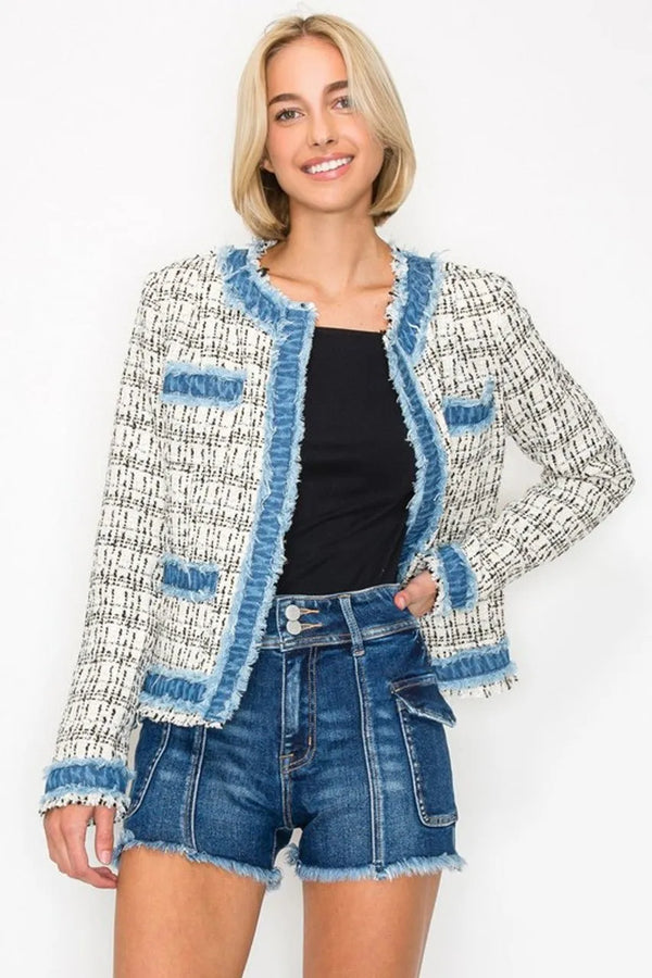 Risen Tweed Blazer Jacket - Heritage-Boutique.com