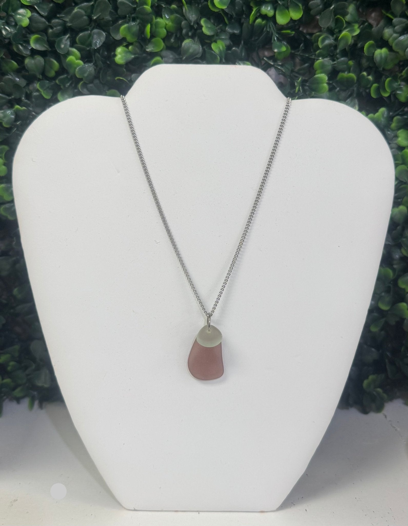 Sea Glass Pendant Necklace - Heritage - Boutique.com