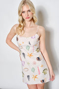 The Southampton Seashell Linen Dress