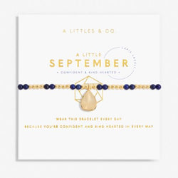 A Little September Lapis Lazuli Birthstone Bracelet