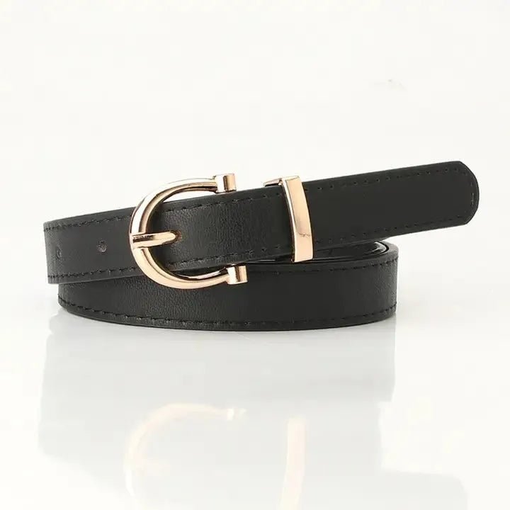 Skinny Italian Classic Belt - Heritage - Boutique.com