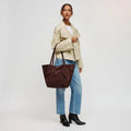 Soren Faux Suede Tote - Heritage-Boutique.com