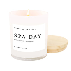 Spa Day 11 oz Soy Candle - Home Decor & Gifts - Heritage-Boutique.com