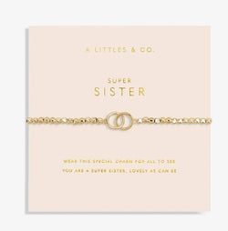 A Little Super Sister Gold Bracelet