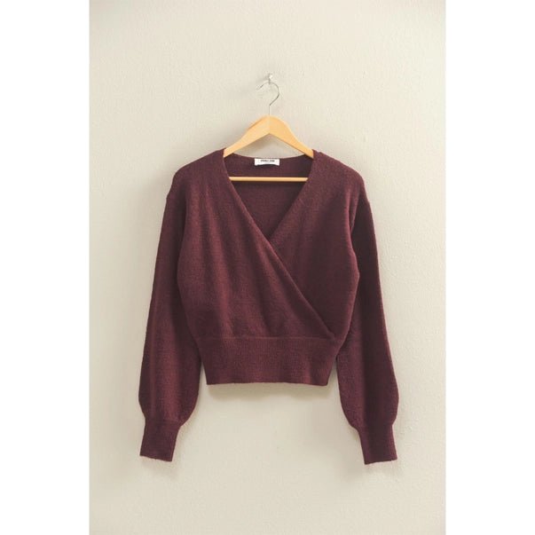 Surplice V - Neck Sweater - Heritage - Boutique.com