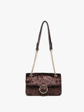 The Bellariva Tapestry Shoulder Bag — Chocolate or Black - Heritage-Boutique.com