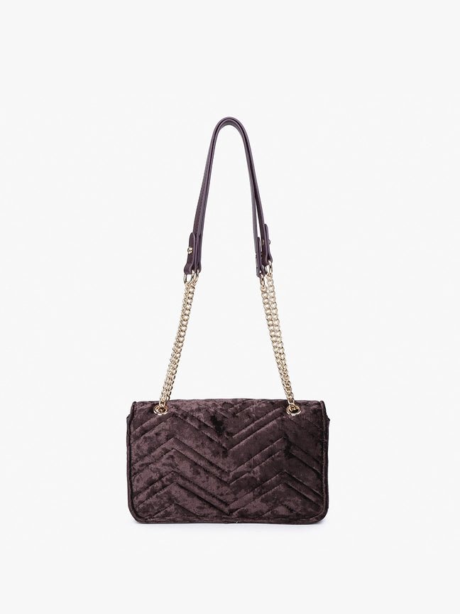 The Bellariva Tapestry Shoulder Bag — Chocolate or Black - Heritage-Boutique.com