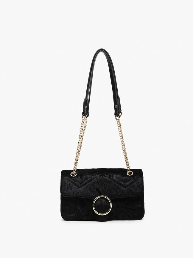 The Bellariva Tapestry Shoulder Bag — Chocolate or Black - Heritage-Boutique.com