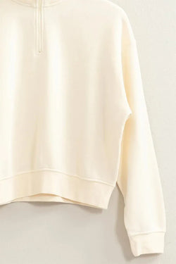 The Cozy Half Zip Pullover Sweatshirt - Heritage-Boutique.com