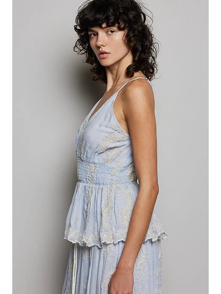 The Effortless Lace Trim Cami - Heritage - Boutique.com