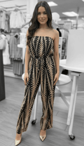The Escape Strapless Jumpsuit - Heritage - Boutique.com