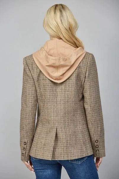The Kensington Tweed Layered Blazer - Classy Meets Casual - Heritage - Boutique.com