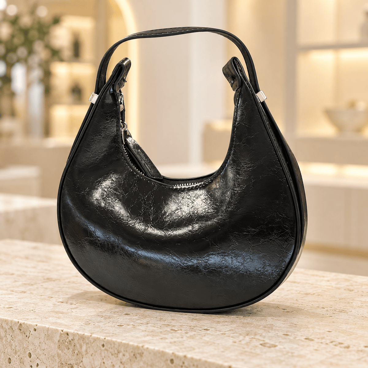 The Noctelle Crescent Shoulder bag - Heritage-Boutique.com