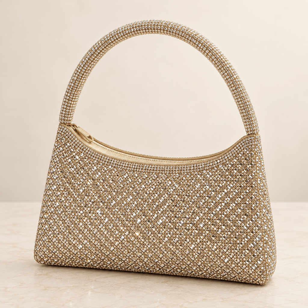 The Solenne Crystal Shoulder bag - Heritage-Boutique.com