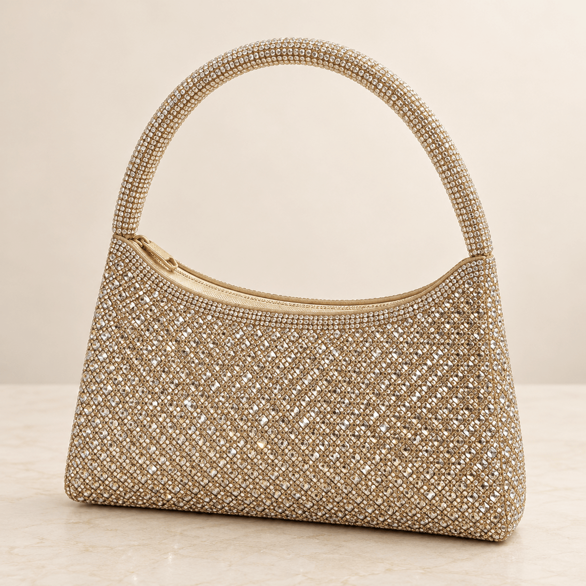 The Solenne Crystal Shoulder bag - Heritage-Boutique.com