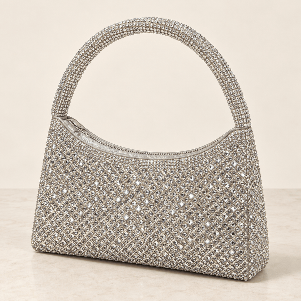The Solenne Crystal Shoulder bag - Heritage-Boutique.com