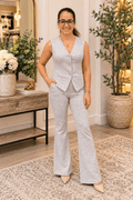 The Sutton Vest & Flare Pants Set - Heritage-Boutique.com