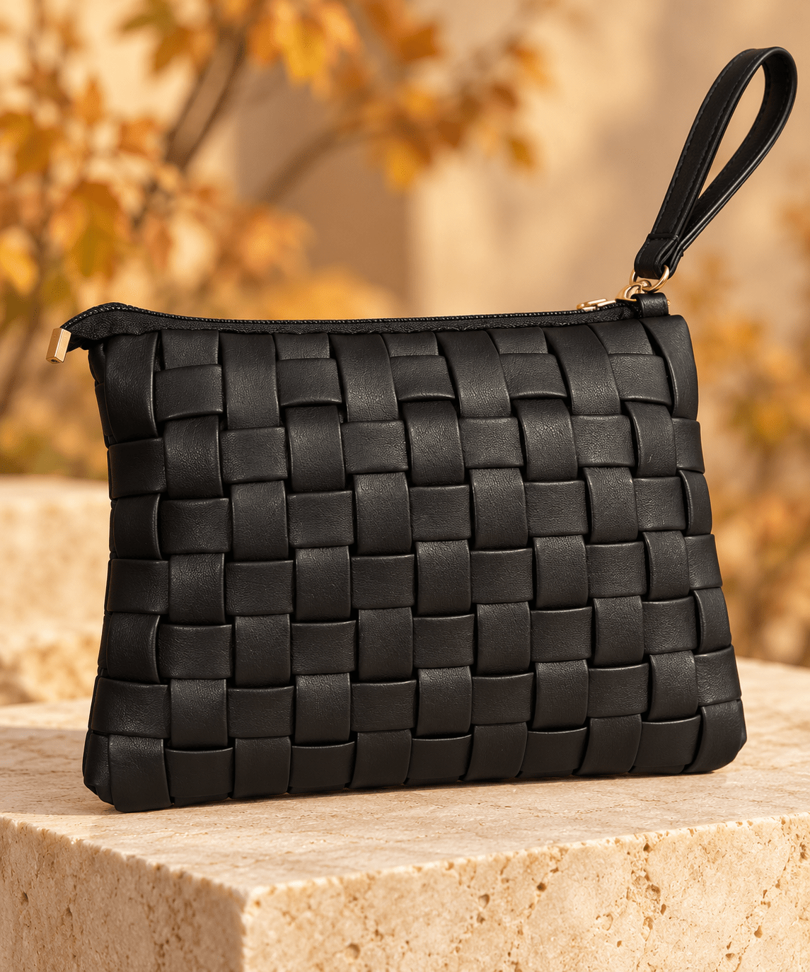 The Verona Woven Crossbody Clutch - Heritage-Boutique.com