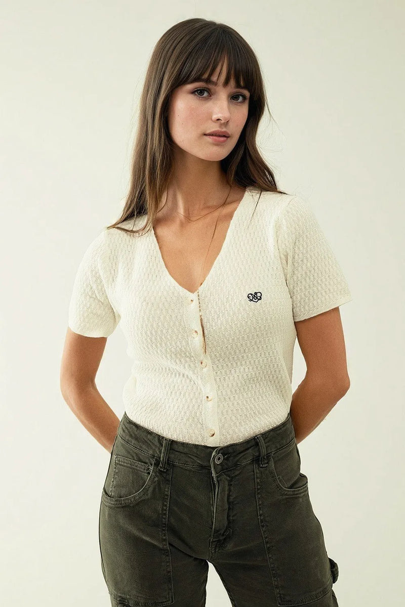 The White Lauren Sweater - Heritage-Boutique.com