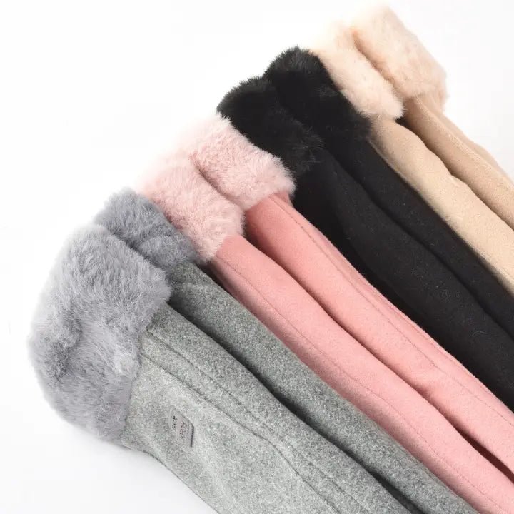 Thermal Windproof Gloves with Fleece Lining - Heritage - Boutique.com