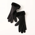 Thermal Windproof Gloves with Fleece Lining - Heritage - Boutique.com