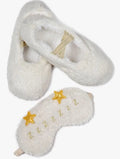 Ticket To Dream Land - Eye Mask & Slippers Set - Heritage - Boutique.com