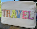 TRAVEL Nylon Varsity Pouch - Heritage - Boutique.com