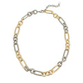 Two Tone Alt Chain Necklace - Heritage - Boutique.com