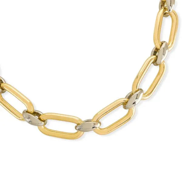 Two Tone Chain Necklace - Heritage - Boutique.com
