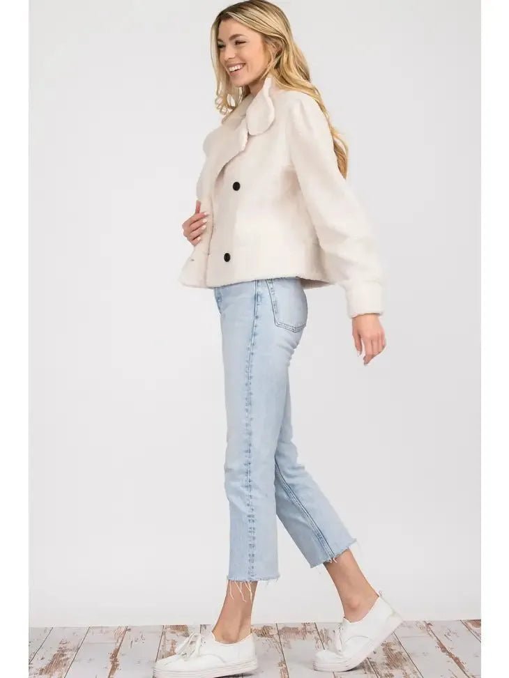 Vintage Faux Fur Fleece Jacket - Heritage - Boutique.com