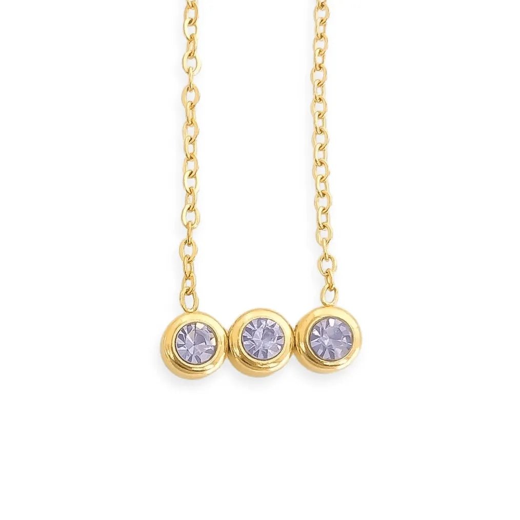 Water Resistant Birthstone Necklace Set - Heritage - Boutique.com