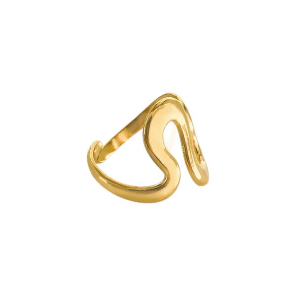 Water Resistant Squiggle Ring - Heritage - Boutique.com