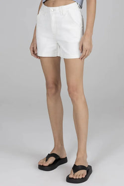 White Jean Carpenter Shorts - Heritage-Boutique.com