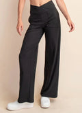 Wide Leg V Front Yoga Pants - Heritage - Boutique.com