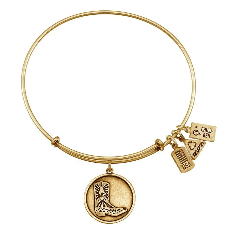 Wind and Fire Cowboy Boot Bracelet - Heritage-Boutique.com