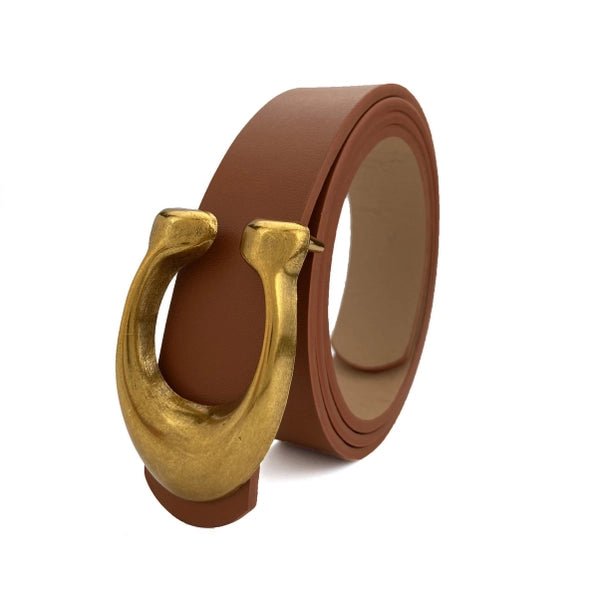 Women Fashion Retro U - Buckle Belt - Heritage - Boutique.com