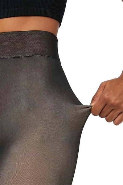 Women's Sheer Fleece Lined Pantyhose Tights - Heritage - Boutique.com