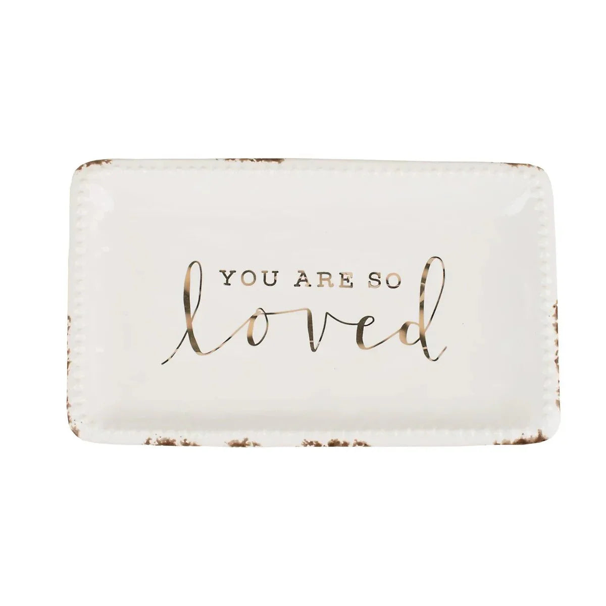You Are So Loved Trinket Tray - Heritage - Boutique.com