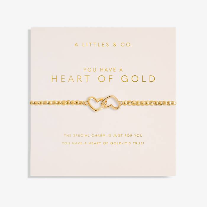 You Have a Heart of Gold bracelet - A Little Forever Yours - Heritage - Boutique.com