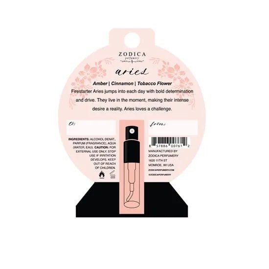 Zodiac Perfumette Card - Zodica Perfumery - Heritage - Boutique.com