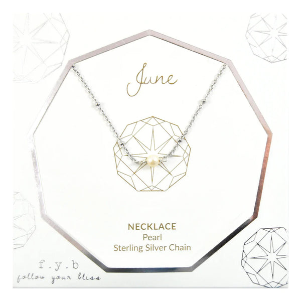 June Birthstone Necklace