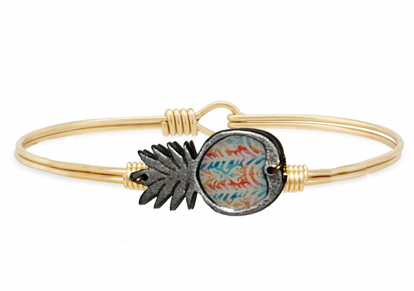 Luca and Danni Gold Pineapple Bracelet