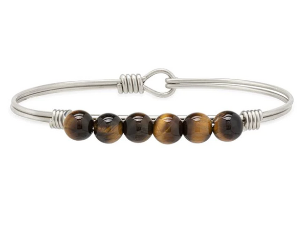 Luca and Danni Tiger's Eye Energy Stone (Focus) Bracelet