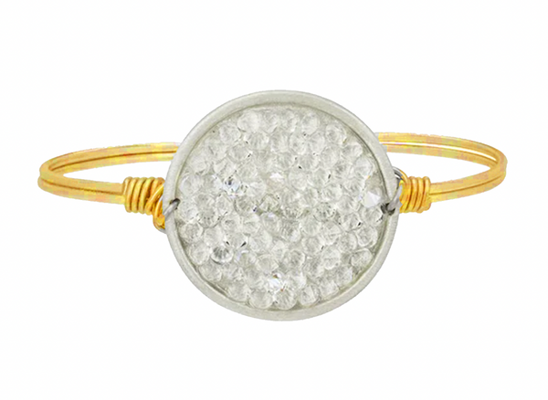 Luca and Danni Gold Druzy Crystal Bracelet