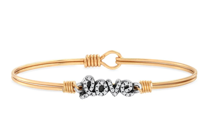 Luca and Danni "Love" Crystal Bracelet