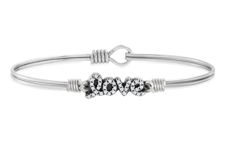 Luca and Danni "Love" Crystal Bracelet