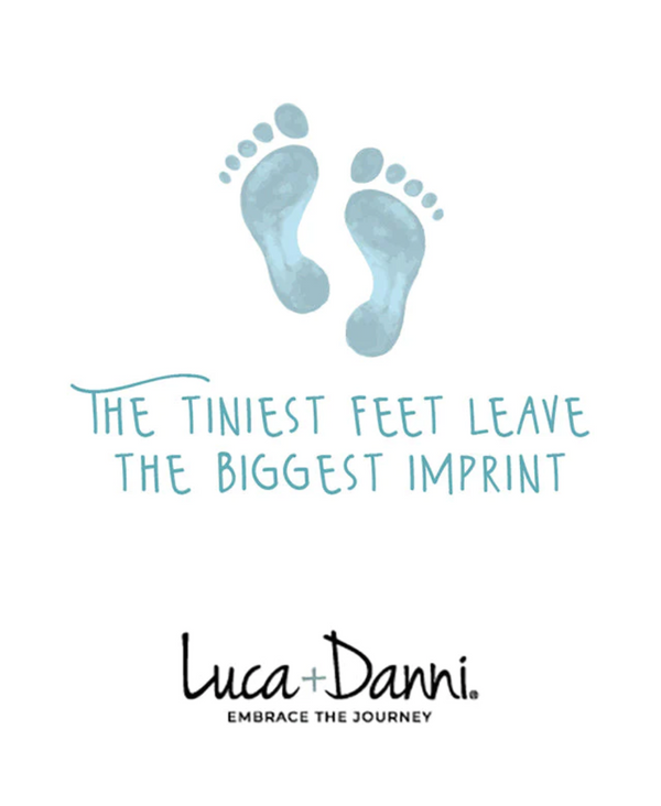 Luca and Danni Silver "Little Footsteps" Bracelet